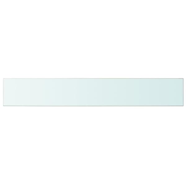 vidaXL hylder 2 stk. glaspanel 100 x 15 cm klar