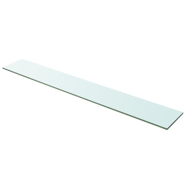 vidaXL hylder 2 stk. glaspanel 100 x 15 cm klar