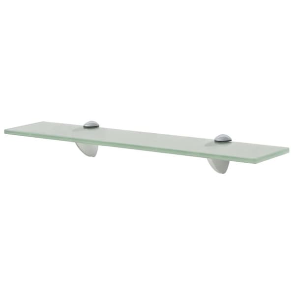 vidaXL svævehylder 2 stk. 50 x 20 cm 8 mm glas