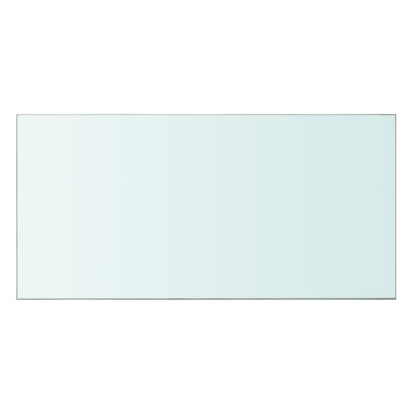 vidaXL Hyllepaneler 2 stk klart glass 60x30 cm