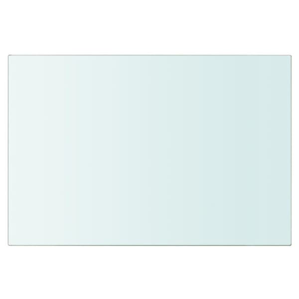 vidaXL hylder 2 stk. glaspanel 30 x 15 cm klar