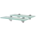 Miniatyrbillede 1 af 5: vidaXL svævehylder 2 stk. 30 x 10 cm 8 mm glas