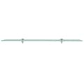 Miniatyrbilde 3 av 5: vidaXL Flytende hyller 2 stk glass 100x20 cm 8 mm