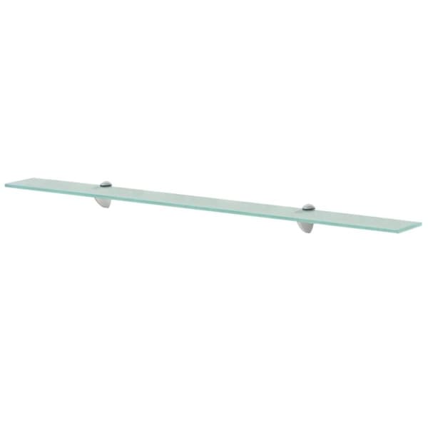vidaXL Flytende hyller 2 stk glass 100x20 cm 8 mm