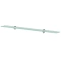 Miniatyrbilde 2 av 5: vidaXL Flytende hyller 2 stk glass 100x20 cm 8 mm