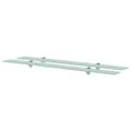 Miniatyrbilde 1 av 5: vidaXL Flytende hyller 2 stk glass 100x20 cm 8 mm