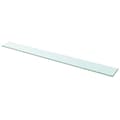 Miniatyrbilde 2 av 3: vidaXL Hyllepaneler 2 stk klart glass 110x12 cm