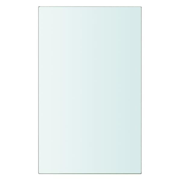 vidaXL hylder 2 stk. glaspanel 20 x 12 cm klar