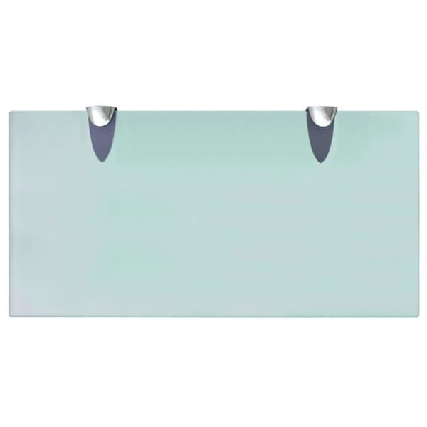 vidaXL svævehylder 2 stk. 40 x 20 cm 8 mm glas