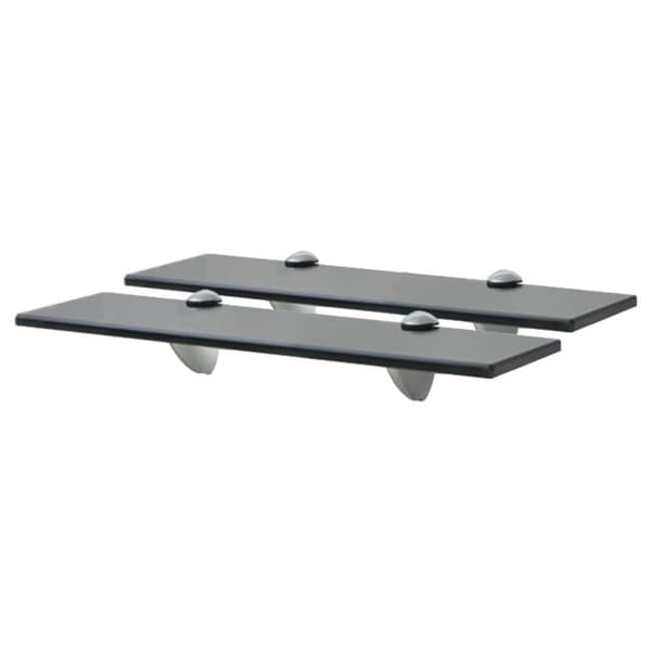 vidaXL Flytende hyller 2 stk glass 40x10 cm 8 mm