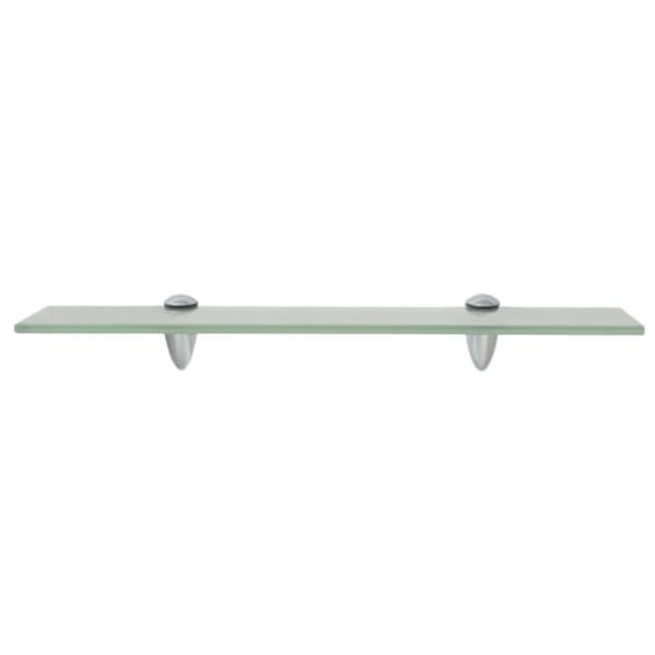 vidaXL Svävande hyllor 2 st glas 50x20 cm 8 mm