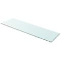 Miniatyrbillede 2 af 3: vidaXL hylder 2 stk. glaspanel 100 x 30 cm klar
