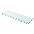 Miniatyrbillede 1 af 3: vidaXL hylder 2 stk. glaspanel 100 x 30 cm klar