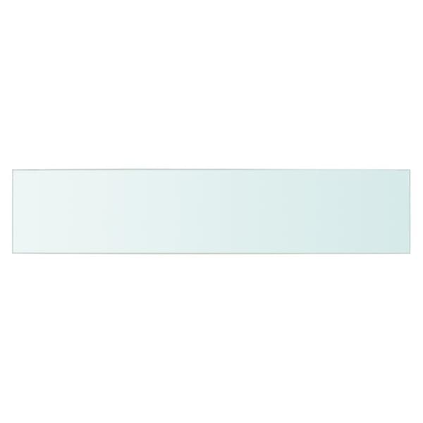 vidaXL Hyllepaneler 2 stk klart glass 70x15 cm