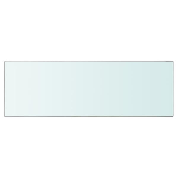 vidaXL Hyllepaneler 2 stk klart glass 90x30 cm