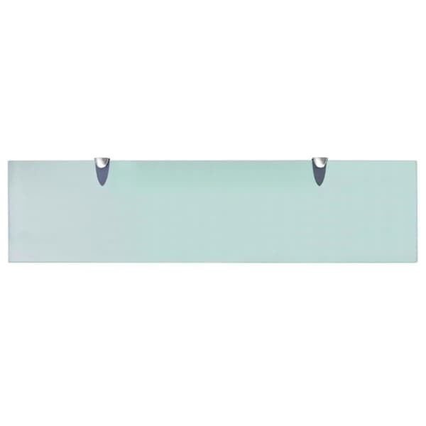 vidaXL Flytende hyller 2 stk glass 80x20 cm 8 mm