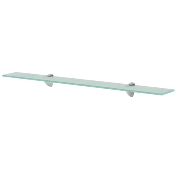 vidaXL Flytende hyller 2 stk glass 80x20 cm 8 mm