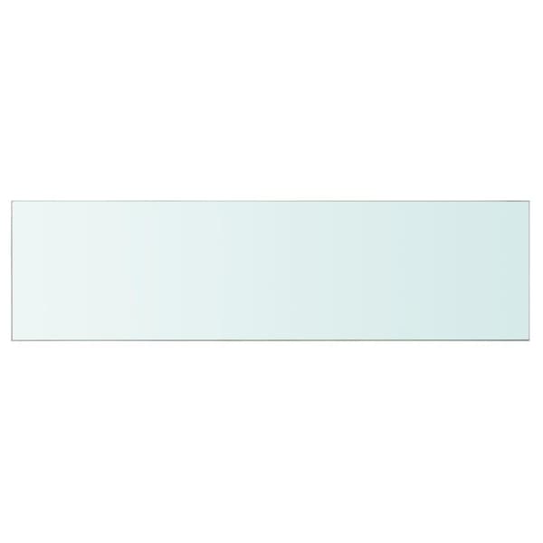 vidaXL hylder 2 stk. glaspanel 110 x 30 cm klar