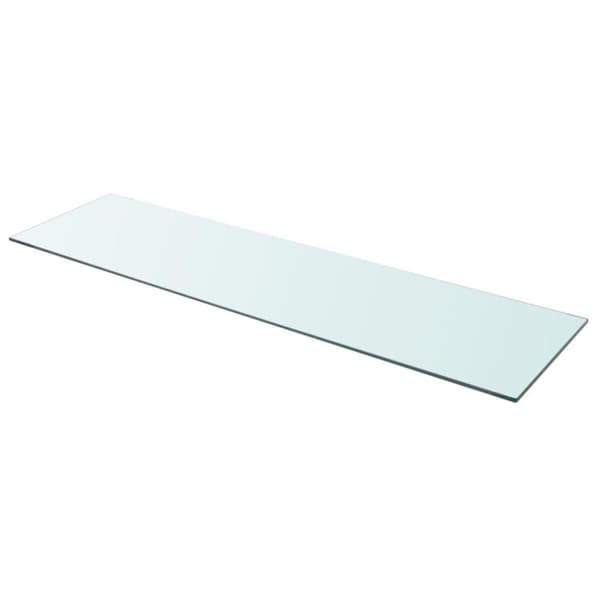 vidaXL hylder 2 stk. glaspanel 110 x 30 cm klar