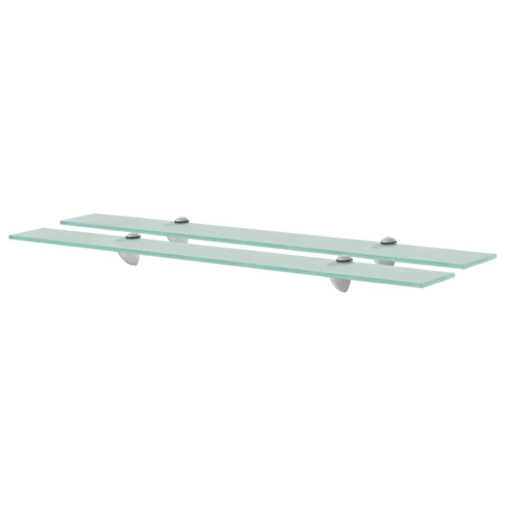 vidaXL Kelluvat hyllyt 2 kpl lasi 80x20 cm 8 mm