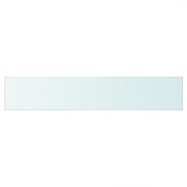 vidaXL hylder 2 stk. glaspanel 70 x 12 cm klar