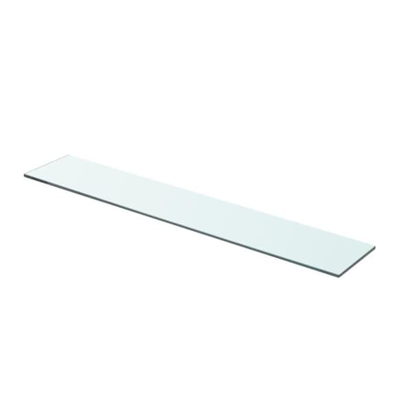 vidaXL hylder 2 stk. glaspanel 70 x 12 cm klar