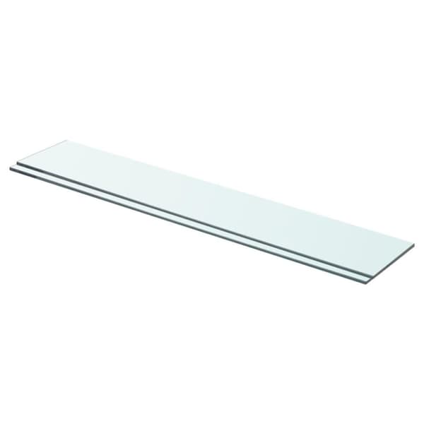 vidaXL hylder 2 stk. glaspanel 70 x 12 cm klar