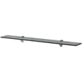 Miniatyrbilde 2 av 5: vidaXL Flytende hyller 2 stk glass 80x20 cm 8 mm