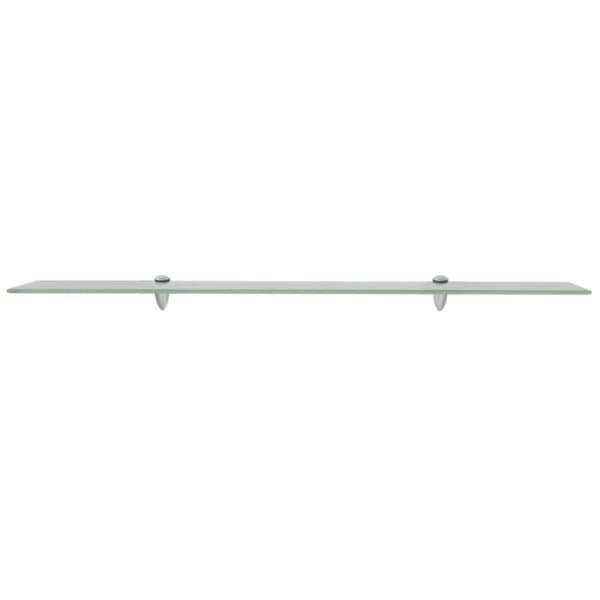 vidaXL Svävande hyllor 2 st glas 100x20 cm 8 mm