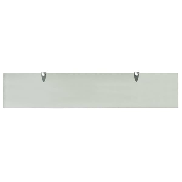 vidaXL Svävande hyllor 2 st glas 100x20 cm 8 mm