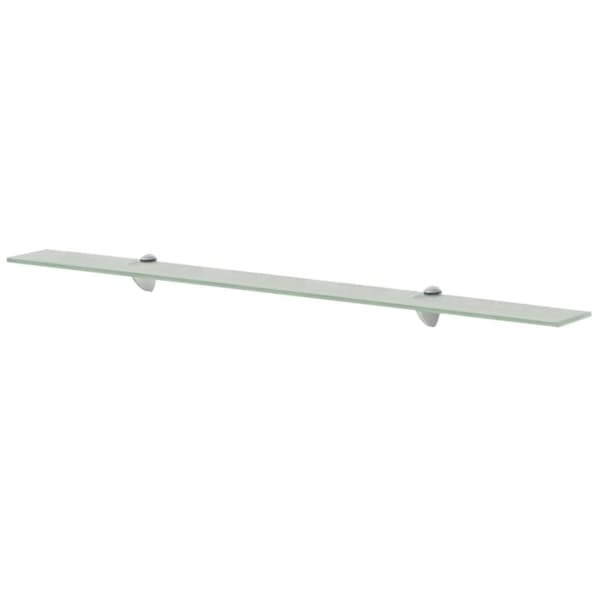 vidaXL Svävande hyllor 2 st glas 100x20 cm 8 mm
