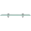 Miniatyrbilde 3 av 5: vidaXL Flytende hyller 2 stk glass 40x10 cm 8 mm