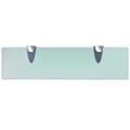 Miniatyrbilde 4 av 5: vidaXL Flytende hyller 2 stk glass 40x10 cm 8 mm