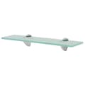 Miniatyrbilde 2 av 5: vidaXL Flytende hyller 2 stk glass 40x10 cm 8 mm