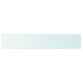 Miniatyrbilde 3 av 3: vidaXL Hyllepaneler 2 stk klart glass 80x15 cm