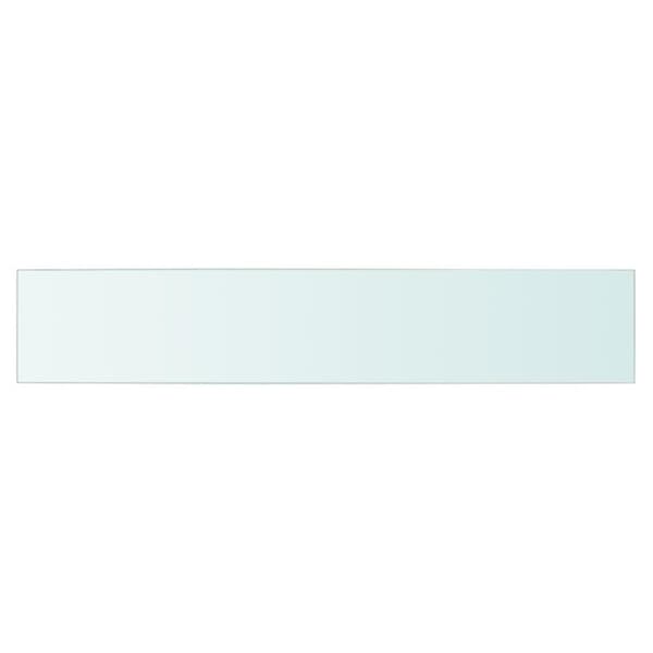 vidaXL Hyllepaneler 2 stk klart glass 80x15 cm