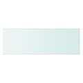 Miniatyrbilde 3 av 3: vidaXL Hyllepaneler 2 stk klart glass 60x20 cm