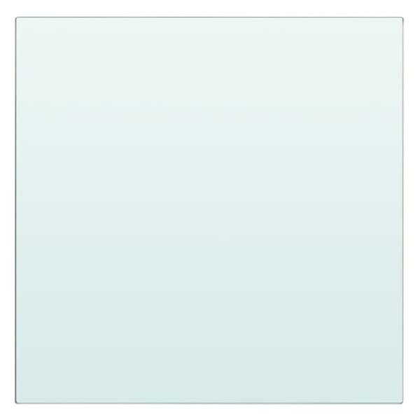 vidaXL Hyllepaneler 2 stk klart glass 30x25 cm