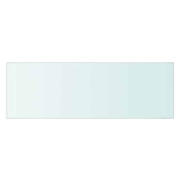 vidaXL hylder 2 stk. glaspanel 60 x 20 cm klar