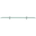 Miniatyrbilde 3 av 5: vidaXL Flytende hyller 2 stk glass 70x20 cm 8 mm