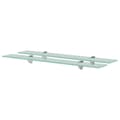 Miniatyrbilde 1 av 5: vidaXL Flytende hyller 2 stk glass 70x20 cm 8 mm