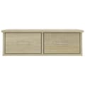 Miniatyrbilde 5 av 8: vidaXL Veggskuff sonoma eik 60x26x18,5 cm konstruert tre