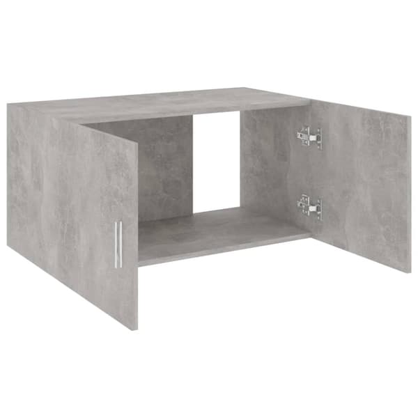 vidaXL vægskab 80x39x40 cm konstrueret træ betongrå