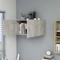 Miniatyrbillede 2 af 8: vidaXL vægskab 80x39x40 cm konstrueret træ betongrå