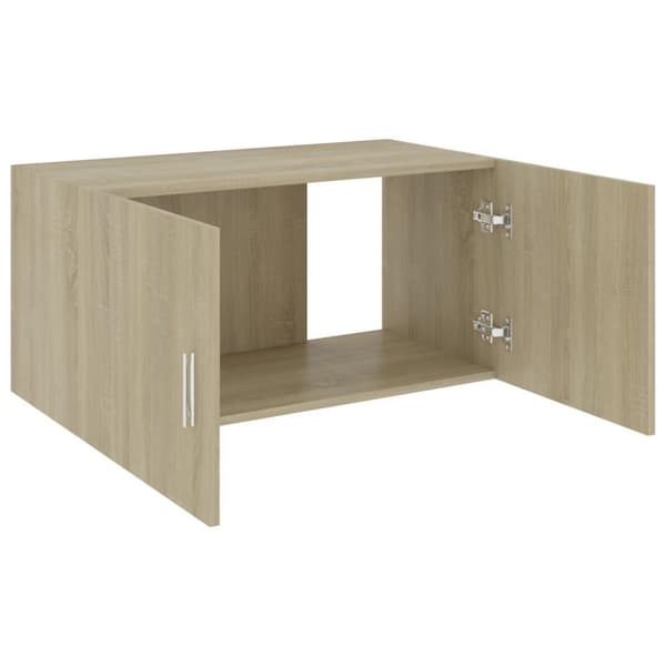 vidaXL vægskab 80x39x40 cm konstrueret træ sonoma-eg