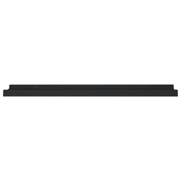 vidaXL billedhylder 2 stk. 60x9x3 cm MDF sort