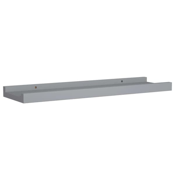 vidaXL gallerihylder 2 stk. 40x9x3 cm MDF grå