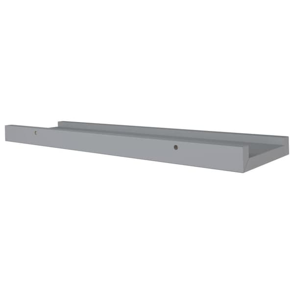 vidaXL gallerihylder 2 stk. 40x9x3 cm MDF grå