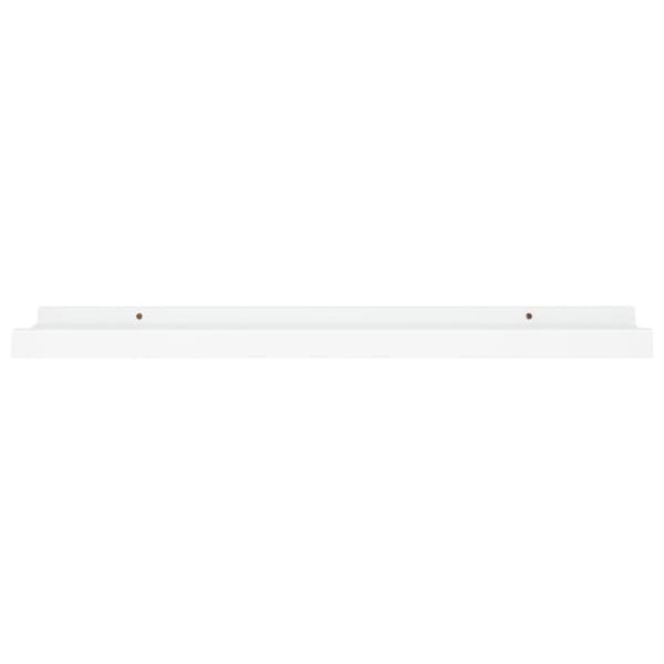 vidaXL billedhylder 2 stk. 60x9x3 cm MDF hvid
