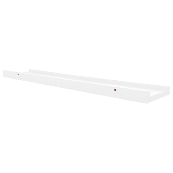 vidaXL billedhylder 2 stk. 60x9x3 cm MDF hvid